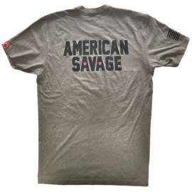 SAVAGE BARBELL - Men T-Shirt "American Savage"