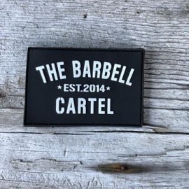 THE BARBELL CARTEL - Black Flag Velcro Patch