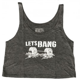 SAVAGE BARBELL - Crop Top "Let's Bang"