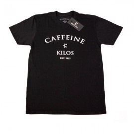CAFFEINE & KILOS - "Arch Logo" Mens T-shirt - Black