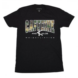 CAFFEINE & KILOS - T-shirt Homme "Weightlifting" - Camouflage