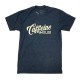 CAFFEINE & KILOS - "Script Logo" Mens T-shirt - Navy