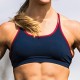 BORN PRIMITIVE - Brassière Femme "Warrior Sports Bra - Navy Blue"