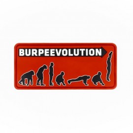DR WOD "Burpee Evolution" Rubber Velcro Patch
