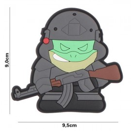 DR WOD "Tactical Frog" Rubber Velcro Patch
