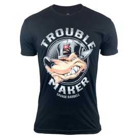 SAVAGE BARBELL - T-shirt Homme TROUBLE MAKER