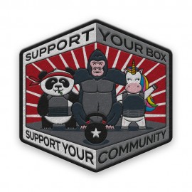 DR WOD - "Support your Box" velcro Patch