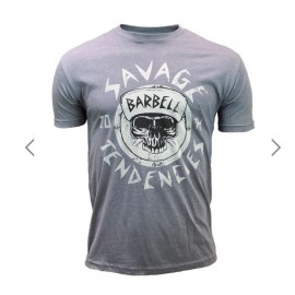 SAVAGE BARBELL - Men's Tshirt SAVAGE BARBELL  SAVAGE TEDENCIES"