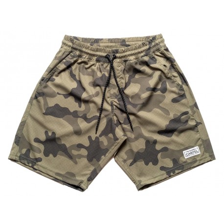 THE BARBELL CARTEL - Short Homme "FREESTYLE SHORT" CAMO  RIP STOP